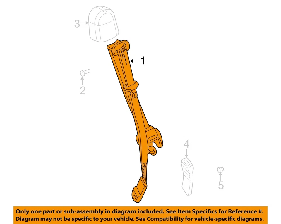 Used Front Right Seat Belt Front fits: 2004 Chevrolet Silverado 2500 pickup buck Foto 3 de 4