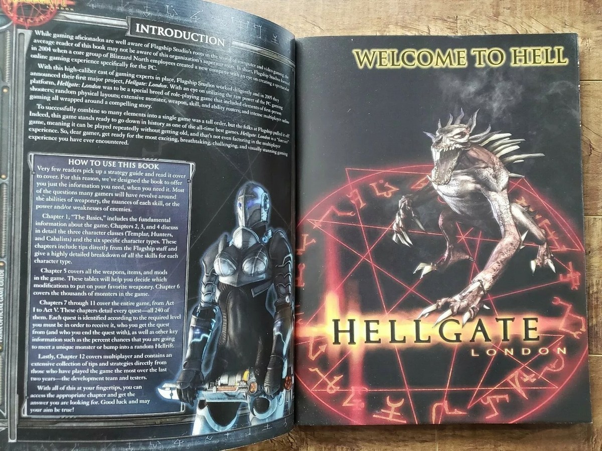 Hellgate: London 2007 OFFICIAL Game Strategy Guide & ATTACHED 2