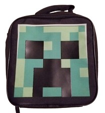 Minecraft Insulated lunch bag. Use for snacks, games, toys Or Anything MOJANG