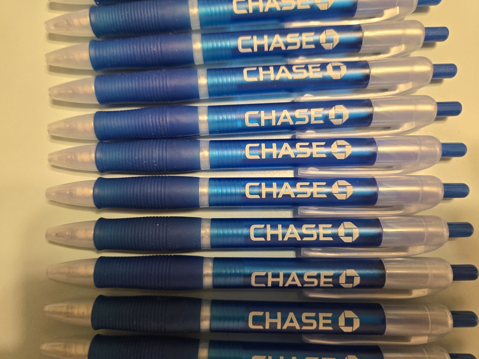 Lot of 15 New CHASE Bank Promotional Ballpoint Pens (Black Ink)