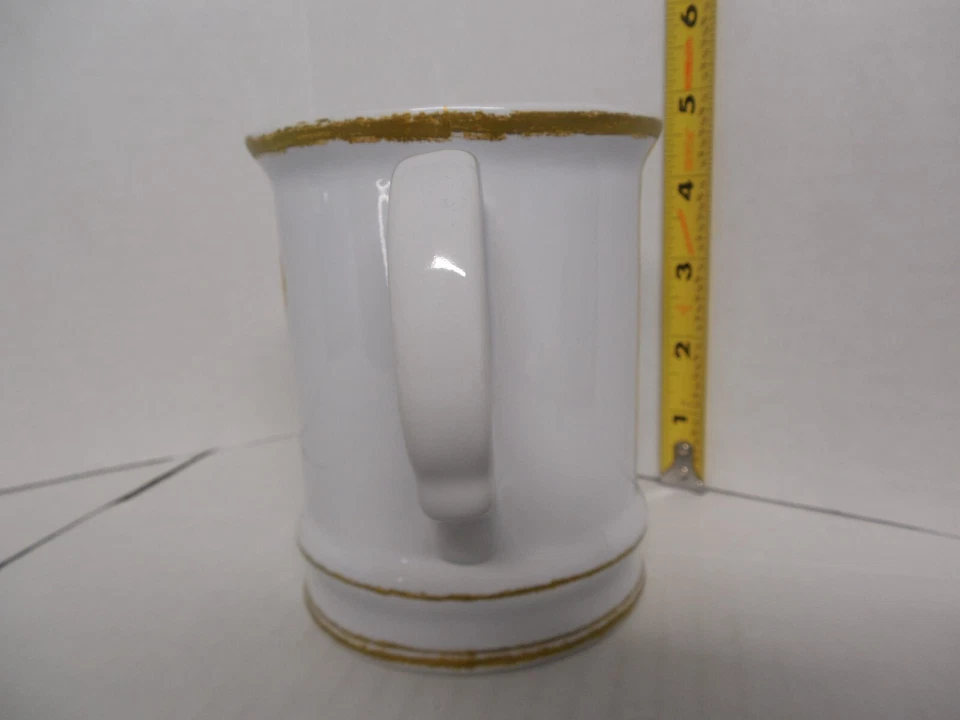 WILLIAMS SONOMA Initial "J" Mug Letter Monogram Coffee / Tea Cup 14 oz - Image 4 of 4