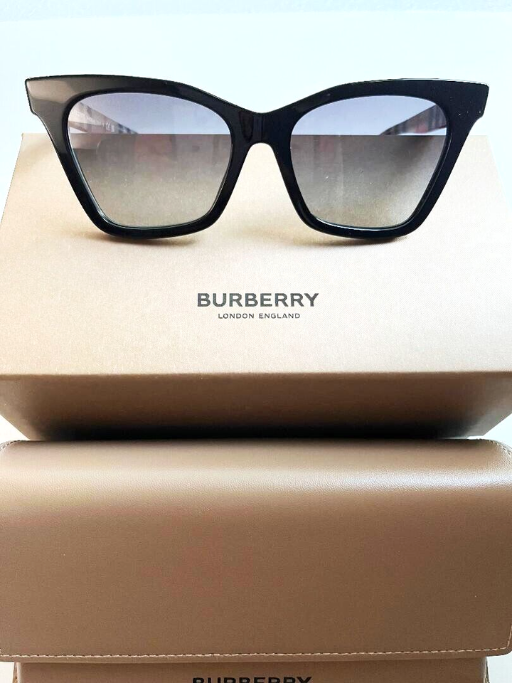 Burberry Elsa Women's Square Sunglasses BE4346 Light Grey Gradient Dark