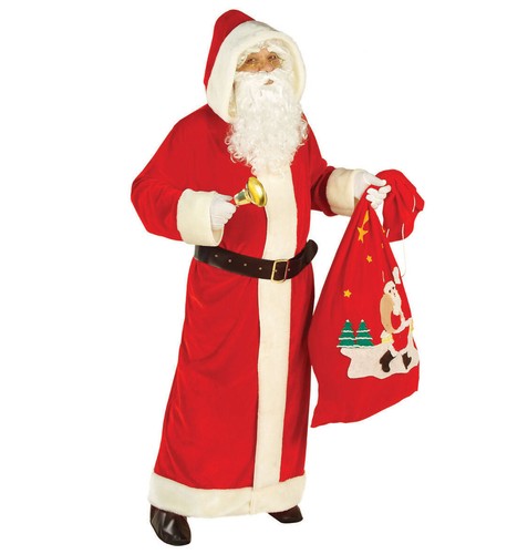 Costume Adulto Cappotto Babbo Natale Lusso PS 01378 | eBay