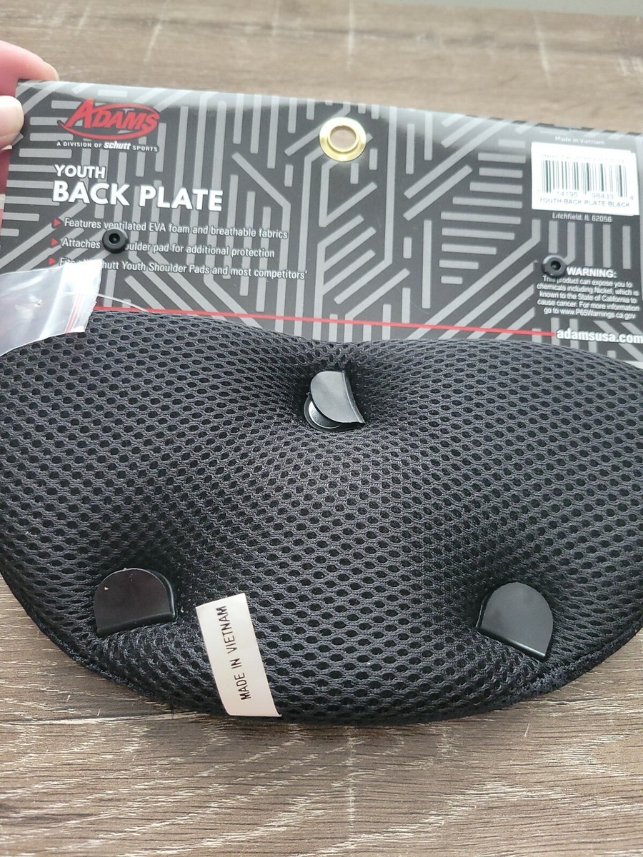 Football Backplate O Shield POWER SKULL Football Back Plate