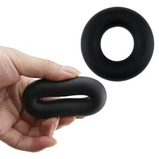 Stretchy Silicone Thick Donut Male Penis Erection Enhancer Cock Ring