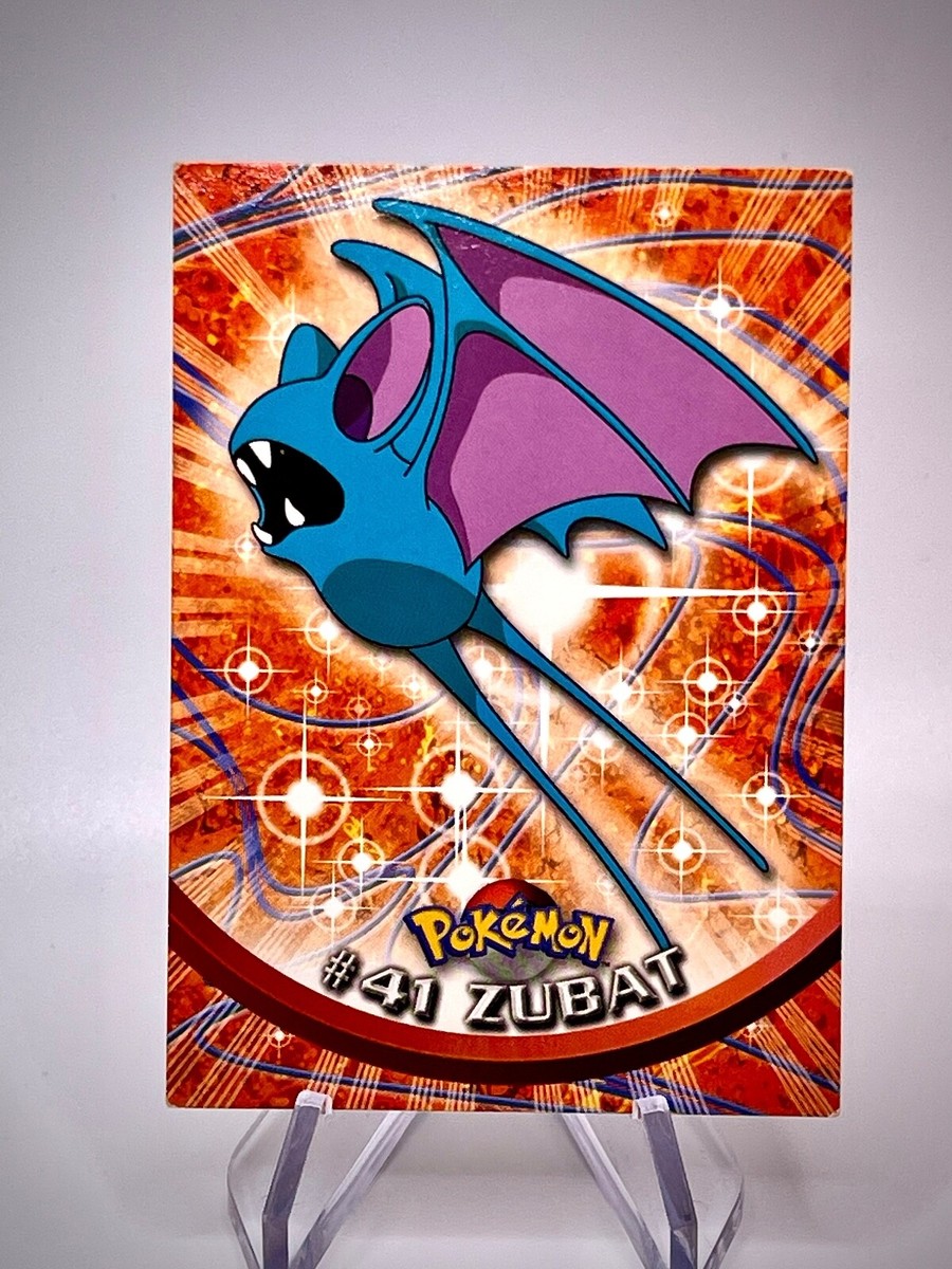 41 Zubat Topps Pokemon Card Tv Animation Edition Blue Logo | eBay