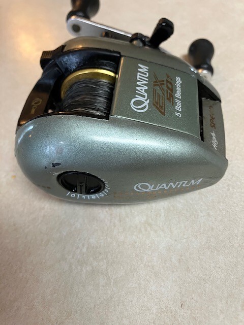 QUANTUM クァンタム EX501CX オールド リール 左ハンドル　レフト QUANTUM クァンタム EX501CX オールド リール 左ハンドル レフト