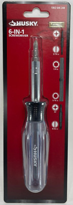 Husky - 1002646248 - 6 in 1 Reversible Screwdriver | eBay
