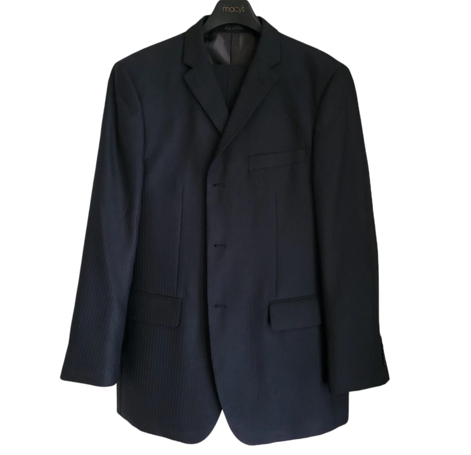 Traje Evan Picone de 3 botones para hombre talla 42R para hombre. Cintura 34 entrepierna 31. Excelente Foto 3 de 4