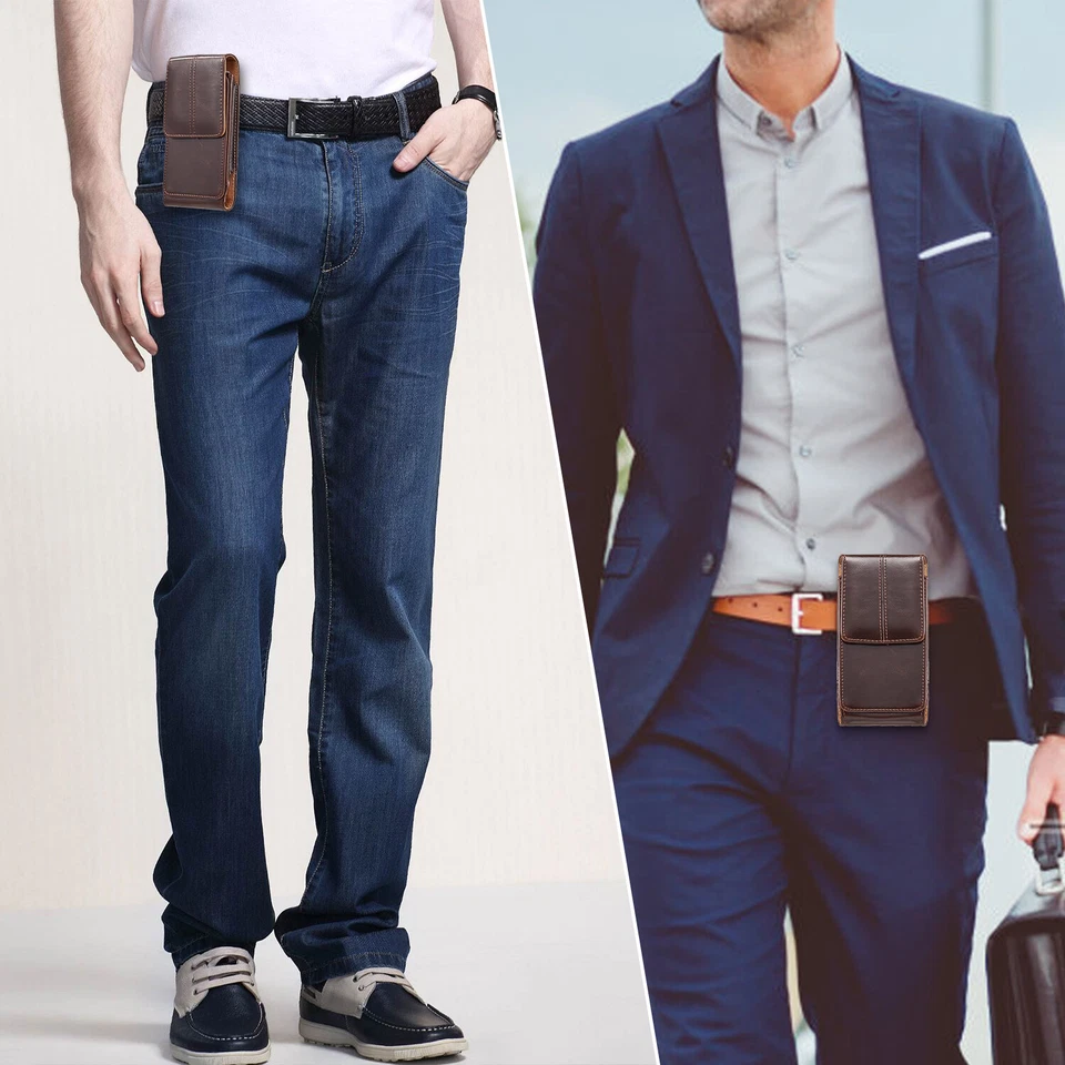 Cell Phone Case Vertical Belt Clip Holster Pouch Cover for iPhone 11 Pro Max XR - Image 2 of 4