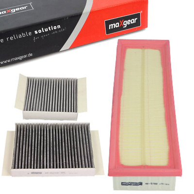 MAXGEAR Luftfilter + Innenraumfilter Aktivkohlefilter für CITROEN C3 PEUGEOT 207