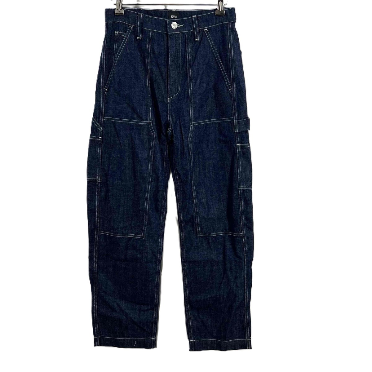 EDWIN Jean Blue Dark Rinse Bailee Worker Pants Carpenter Utility 