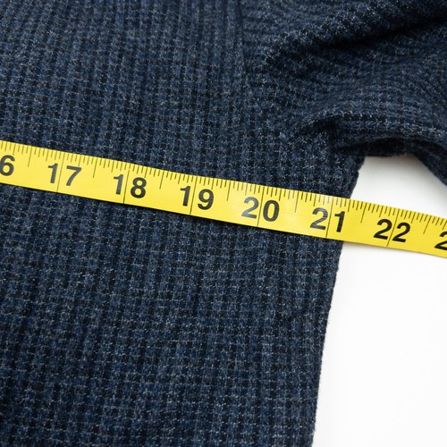 Taylor Stitch Saddler Shirt Men's 40 (Medium) Wool Blend Blue Midnight Check - Picture 14 of 14