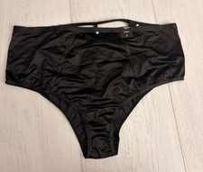 NWT Torrid Shine Diamante Mid Rise Cheeky Panty Sz 2 18/20 Black Rhinestone