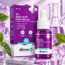 The Derma Co 2 Kojic Acid Face Serum Alpha Arbutin Dark Spots 30ml