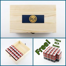 RCA Storage Wooden Box for Vacuum Tube free tube boxes for 6SN7 6V6GT 6BL7 6DN7