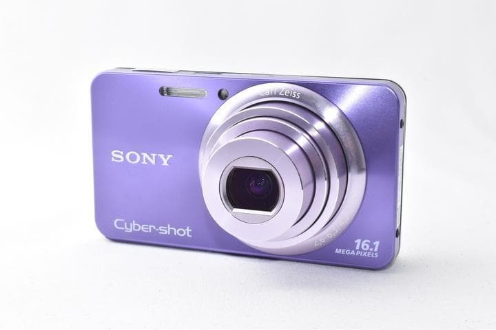 Sony Cyber-shot DSC-W570 Purple Compact Digital Camera with Accessories