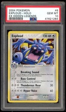 Exploud 6/101 PSA 10 HOLO - EX Hidden Legends Pokemon Card Game
