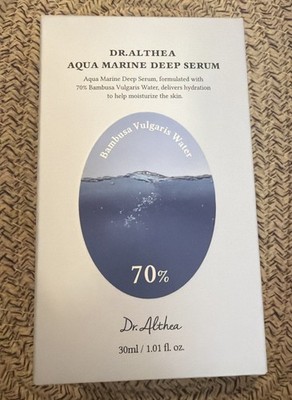 Dr. Althea Aqua Marine Deep Serum, 1.01 fl.oz./30ml. NIB SEALED