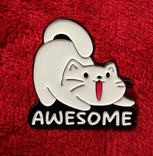 CAT enamel pin - AWESOME - FREE SHIPPING