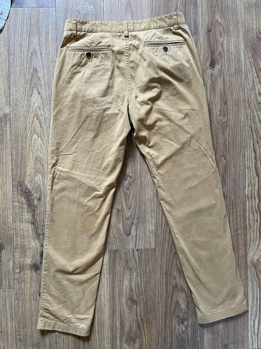 Pantalón chino Spoke Heroes Build A marrón tostado para hombre W33 L30 - Imagen 2 de 10