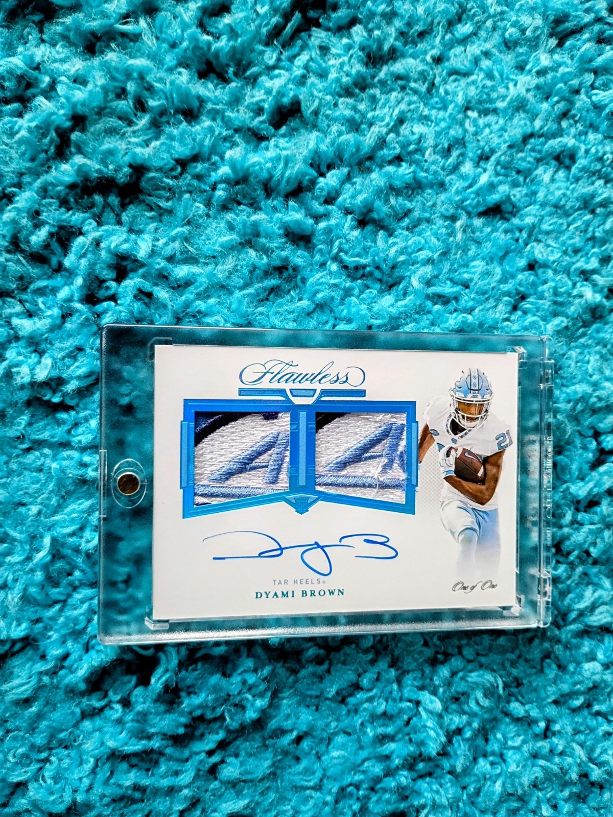 2021 PANINI FLAWLESS DYAMI BROWN ROOKIE PATCH AUTO 1/1 CASE X4 PLUS BONUS/25ππ view 4