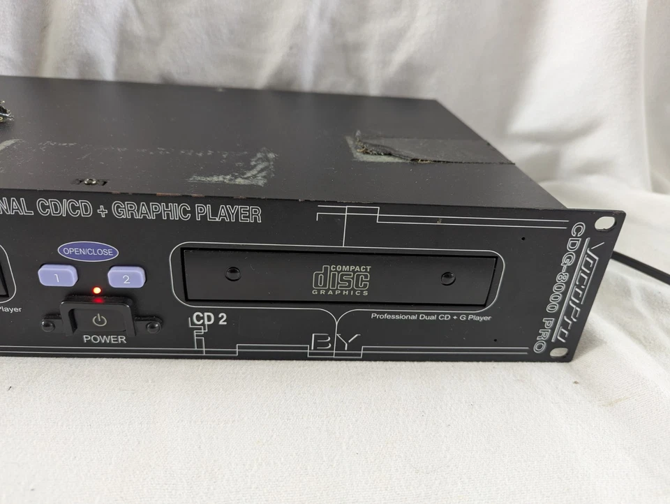 VocoPro CDG-8000 PRO Professional CD/CD + Graphic Player (UNTESTED, SOLD AS IS) - Image 3 of 4