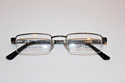 New Optical World 004 Eyeglass Frames 47-18-138 Color Brown Clear Glass for Rx