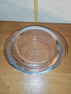 PYREX kleine Auflaufform mit Deckel Vintage Klarglas 20x7 cm siehe Bilder