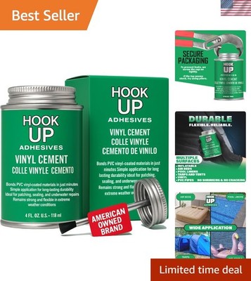 4 oz Vinyl & PVC Repair Glue   Flexible Adhesive for Pools, Inflatables & More