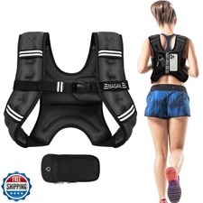 BAGAIL Weighted Vest, 5lbs/8lbs/10lbs/12lbs/15lbs/20lbs/25lbs/30lbs Weight Ve