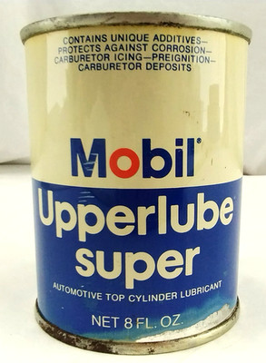 Mobil Upperlube Super 8oz. FULL Oil Can