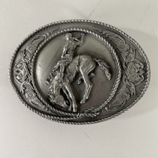 Vintage Bucking Bronco 1991 Siskiyou Belt Buckle