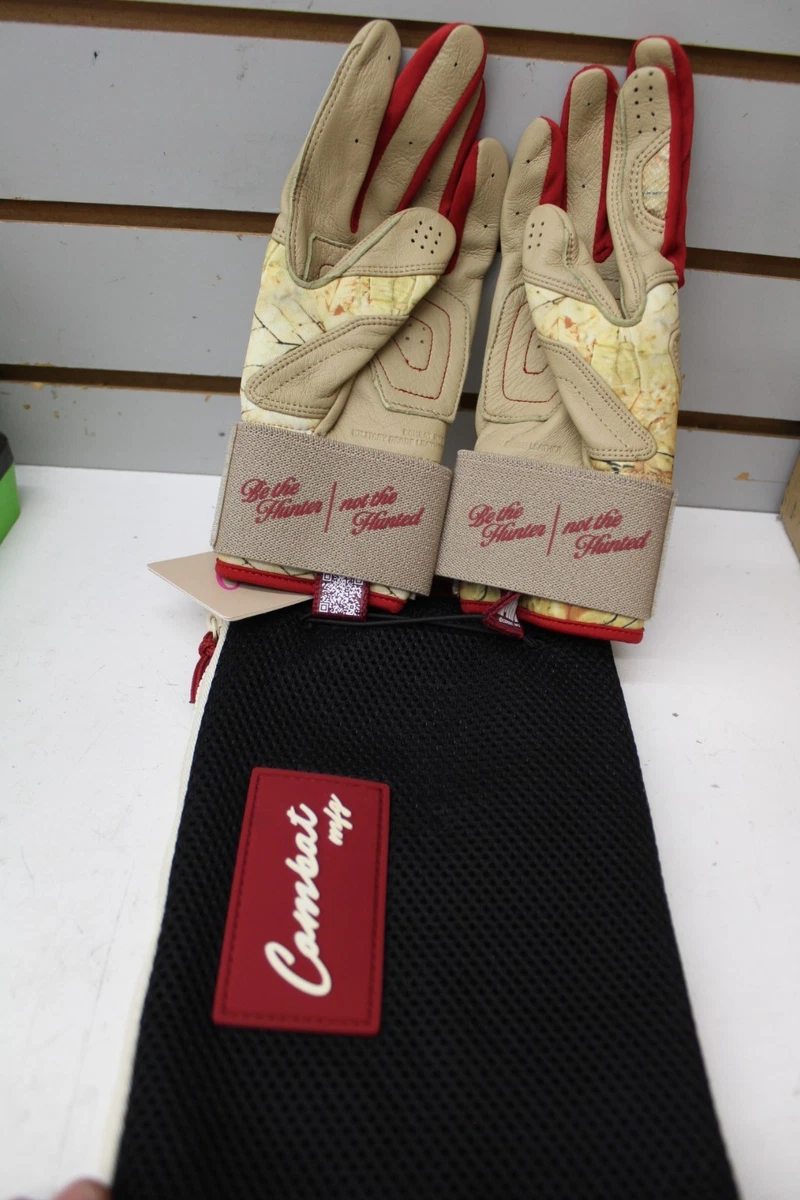 Guantes de bateo de béisbol para adultos de correa larga The Hunter de combate al aire libre - C00720 XS