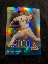 2010 Bowman Chrome - Topps 100 Prospects Jaime Garcia #TPC53 Refractor /499