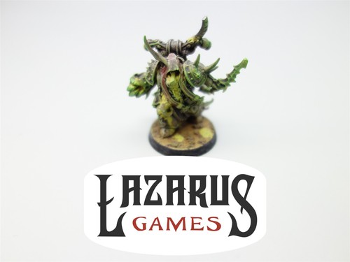 Warhammer 40k Guardia de la Muerte Caos Marines Espaciales - Nurgle Plague Marine Champion  - Imagen 1 de 4