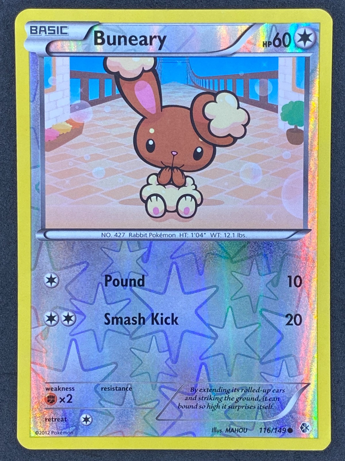 Pokémon Buneary Reverse Holo 116/149 BCR Boundaries Crossed LP