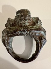 Anello tribale indiano in bronzo (fine ‘800 / inizi ‘900)