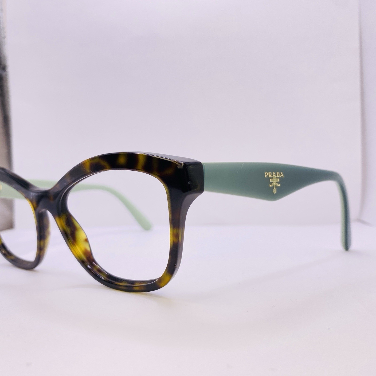 Prada Milano Sunglasses Eyeglasses VPR 29R 2AU-1O1 54 [] 17 140 Tortoise Mint thumbnail 7