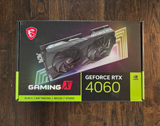 MSI GeForce RTX 4060 Gaming X 8GB GDDR6 Ray Tracing DLSS 3 Reflex DX12U