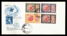 COMBO CACHET CROIX ROUGE DR WHO 1963 GUINÉE FDC G00572