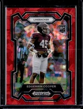 2024 Panini Prizm Draft Picks #154 Edgerrin Cooper Red Ice