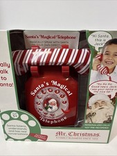 Mr. Christmas Santa's Magical Telephone Interactive Up to 1 Hour Talk Time Santa