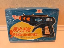 Lion Sparkling Pistol Tin Toy Guns Atomic Sci Fi Space Vintage 1990s