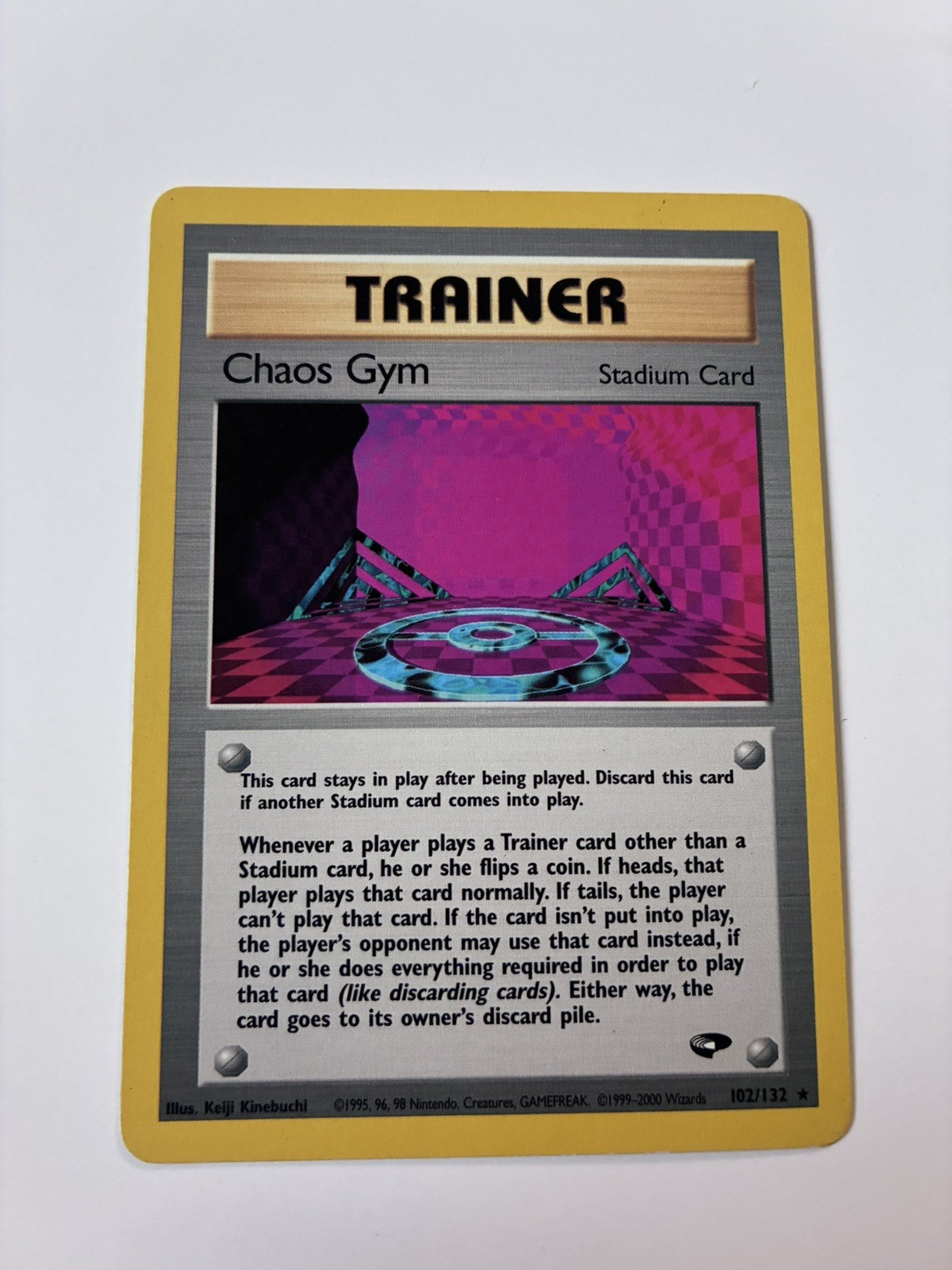 Chaos Gym 102/132 Gym Challenge Unlimited LP Pokemon