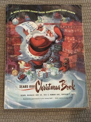 Vintage Sears, 1950, Christmas Book Wish Toy Catalog