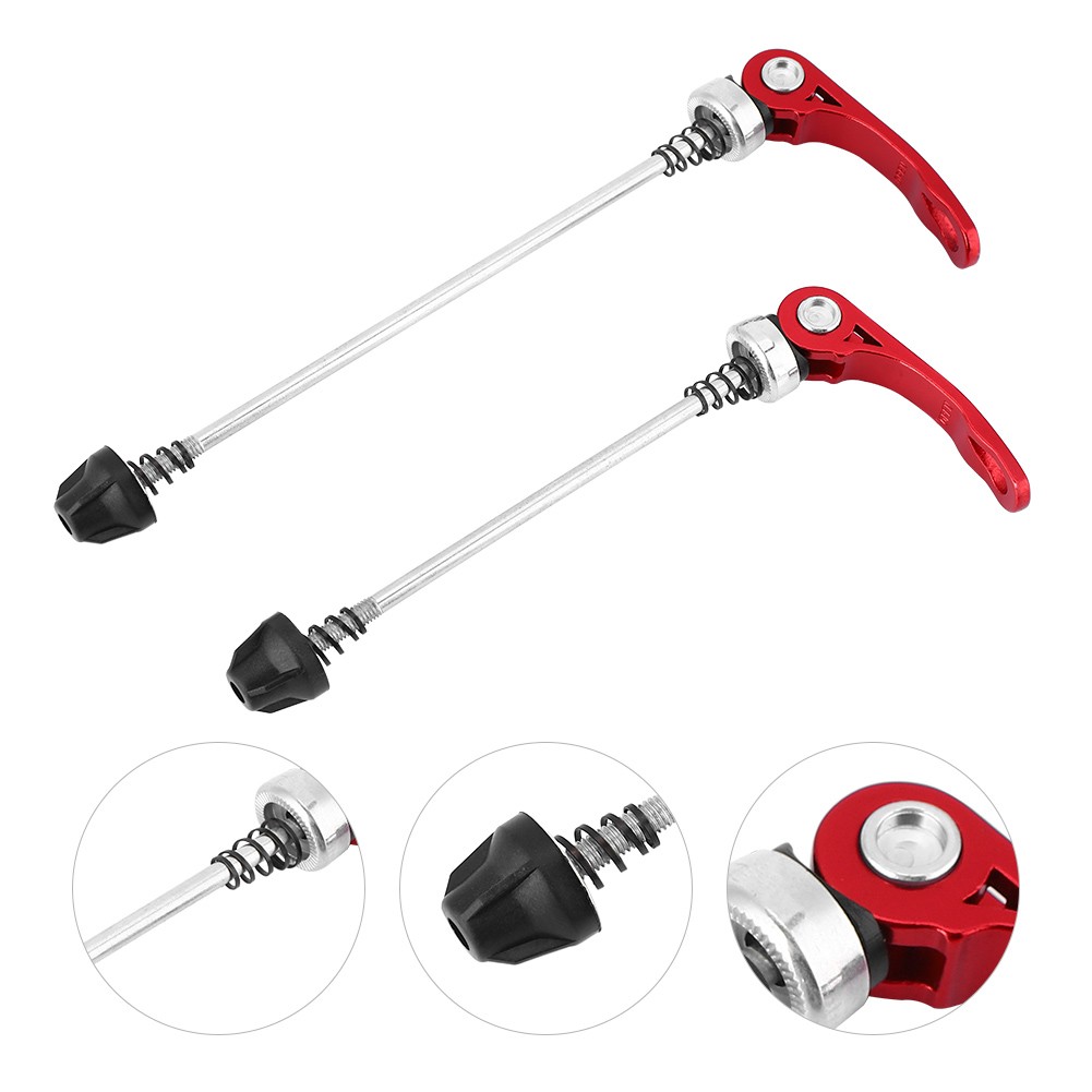 1 Pair Bike Skewer Set Durable Quick Release For Mountain Bikes