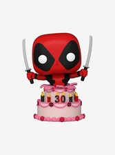 Funko 54654 POP Marvel: Deadpool 30th- Deadpool in Cake