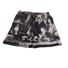 Kinetic Kings Mesh Shorts Scarface Tony Montana The Godfather Size L USA Made