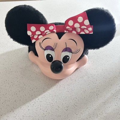 Vintage Minnie Mouse Hat 3D Soft NEW Disney Snapback Adult Cap Hard Plastic USA